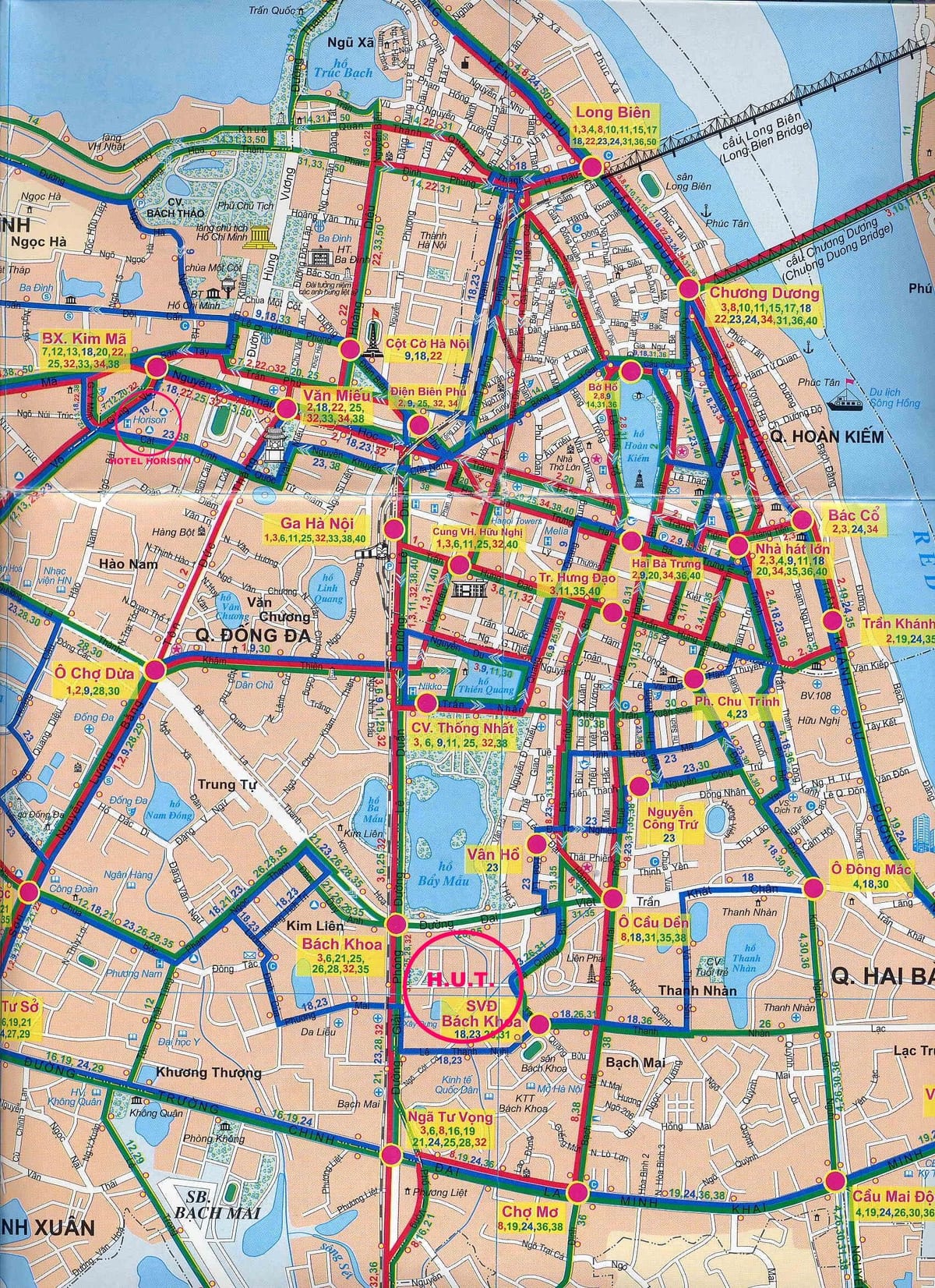 Karta hanoi autobusom
