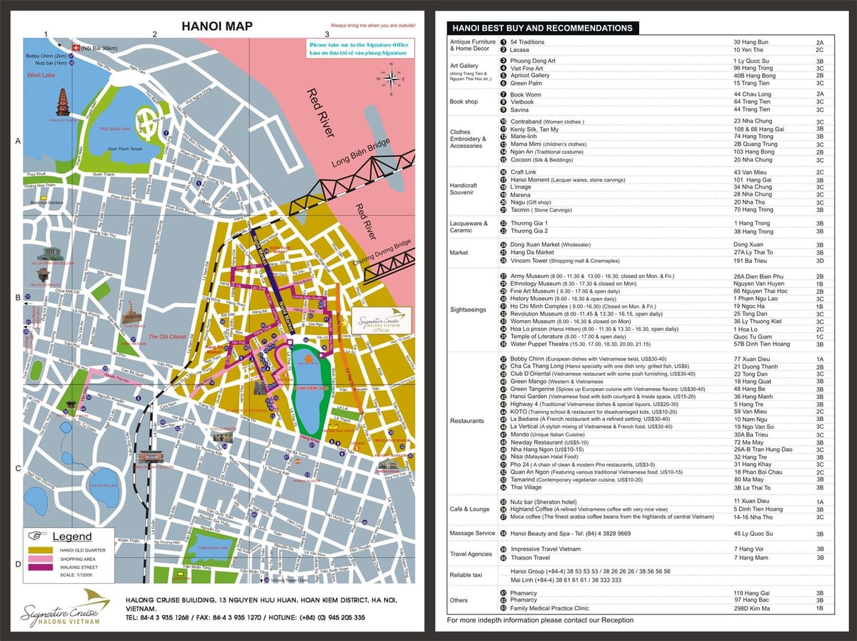 kartica stara četvrt, hanoi, Vijetnam