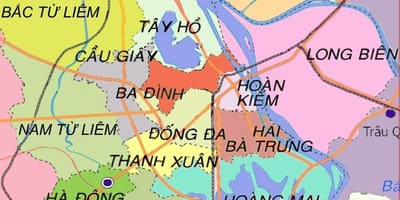 Karta okruga ha Dong Ha